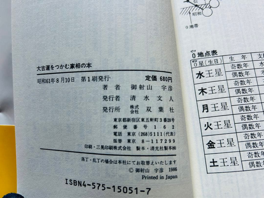 大吉運をつかむ家相の本 （FUTABA BOOKS） 御射山 宇彦 / 双葉社