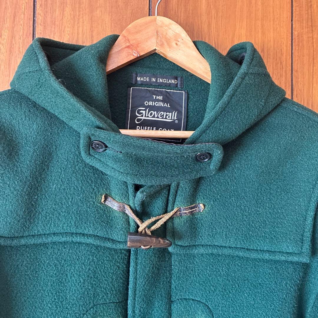 【英国製 Gloverall】 フォレストグリーン ダッフルコート90年代 M