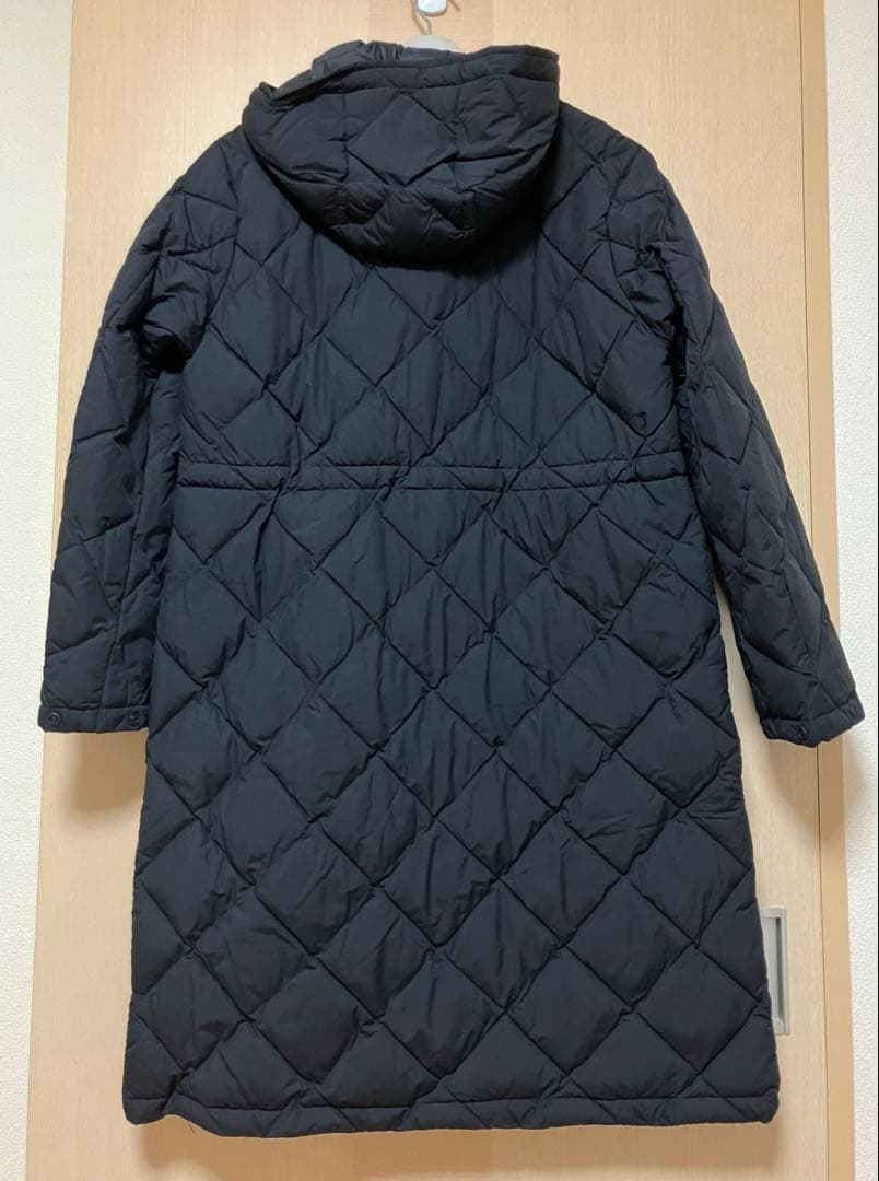 新品 ユニクロ パフテックロングコートリラックスフィットブラック