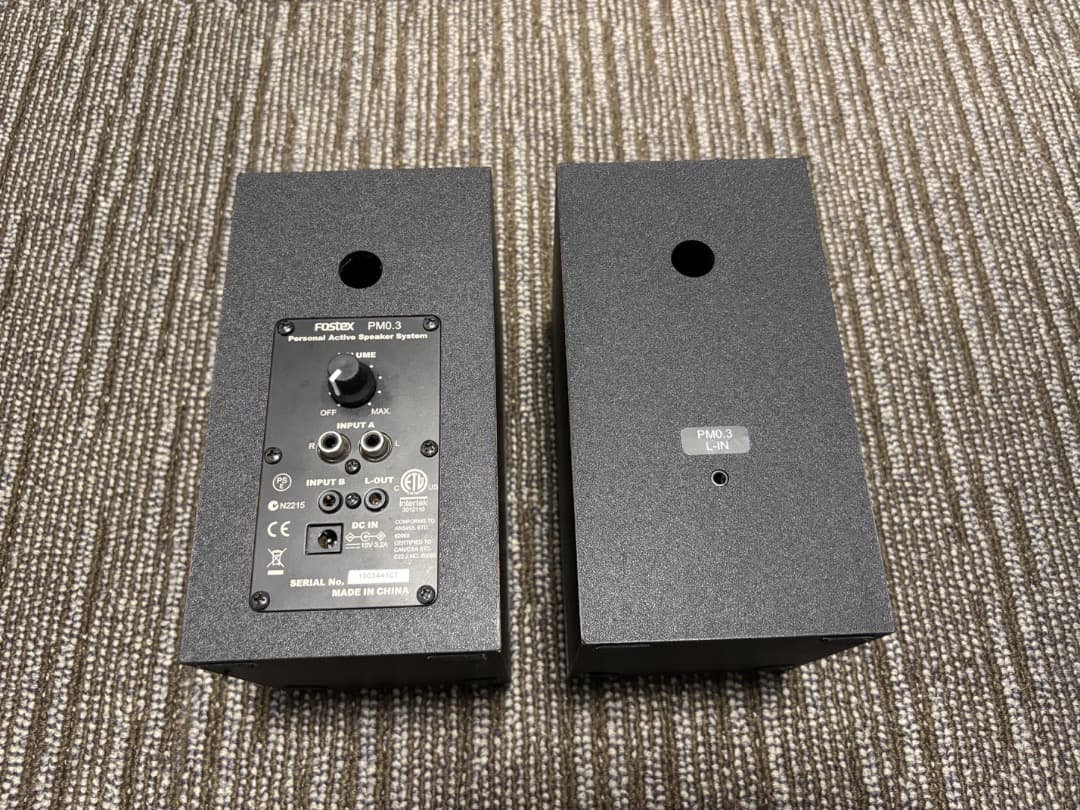 FOSTEX アクティブスピーカー PM0.3