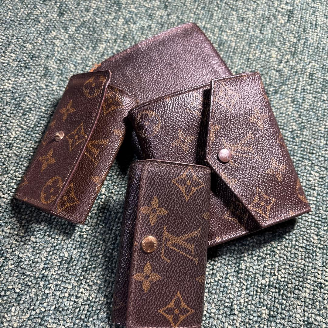 の*り様 ルイ・ヴィトン モノグラム 財布 ＆キーケース4点セット