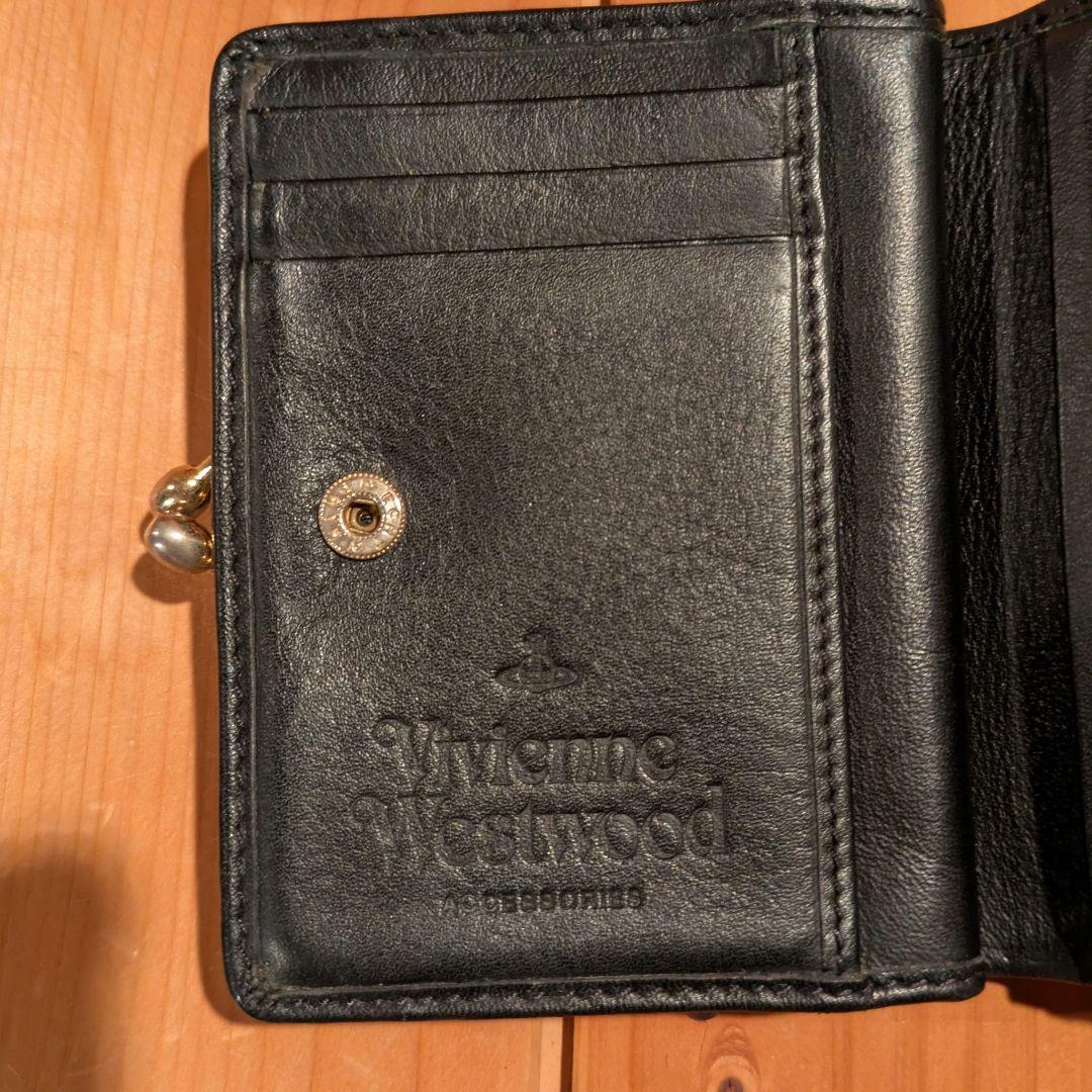 VivienneWestwood 二つ折り財布 がま口 ブラック