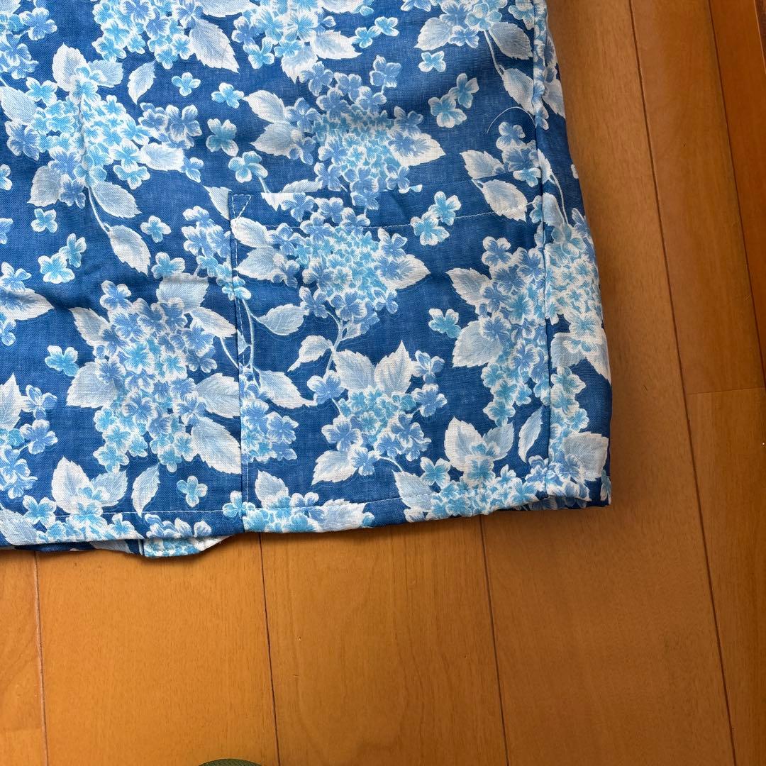 西川　ニシカワ　パジャマ　ガーゼ　未使用　ブルー　水色