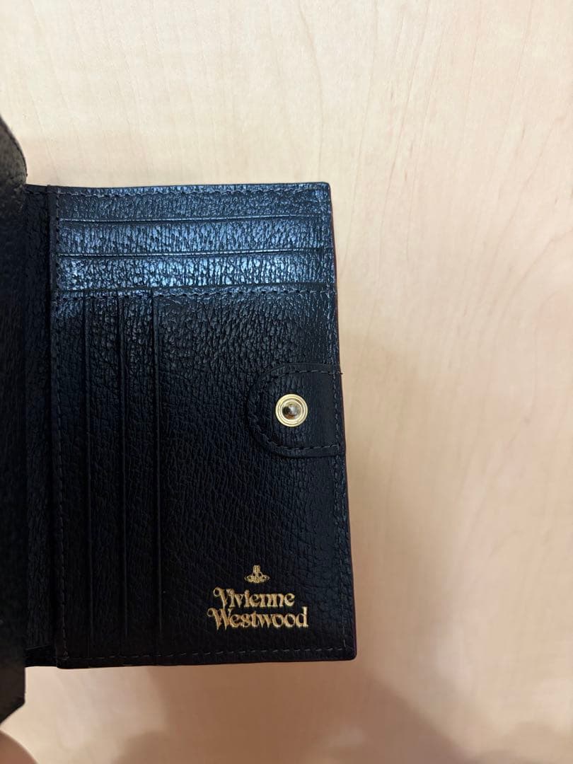 限界受験生 Vivienne Westwood 三つ折り財布 黒