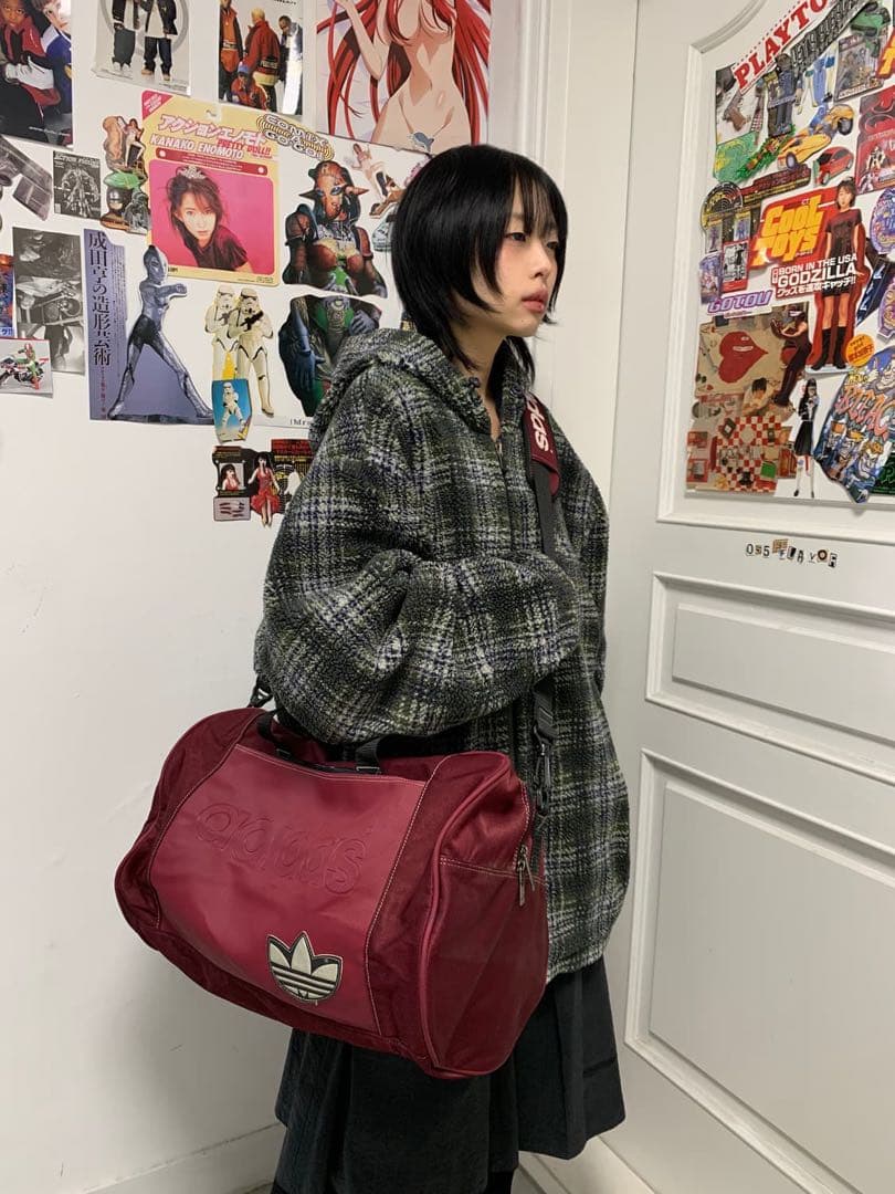 80s 90s Adidas ボストンバッグ ワンショルダーバッグ 2way