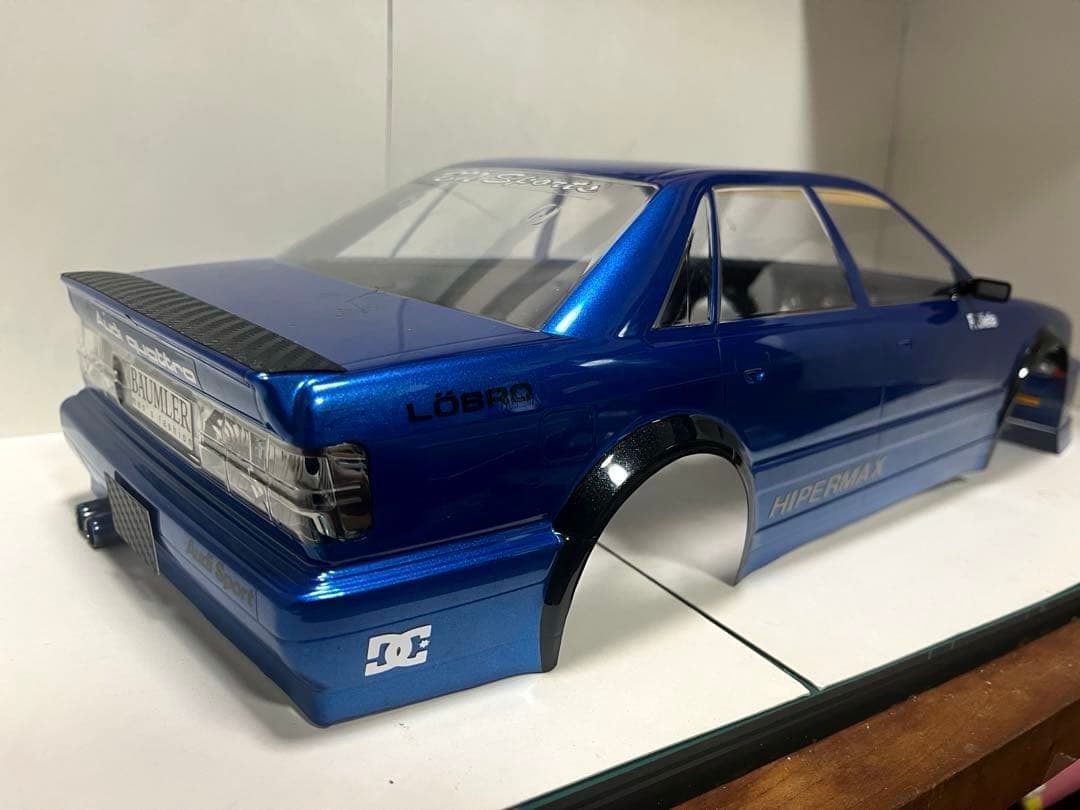 ラジコン タミヤ 1991 アウディV8ツーリング　塗装済みボディのみ