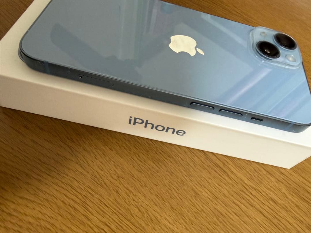 iPhone14ブルー 256GB SIMフリー 希望であれば（iFace付き）