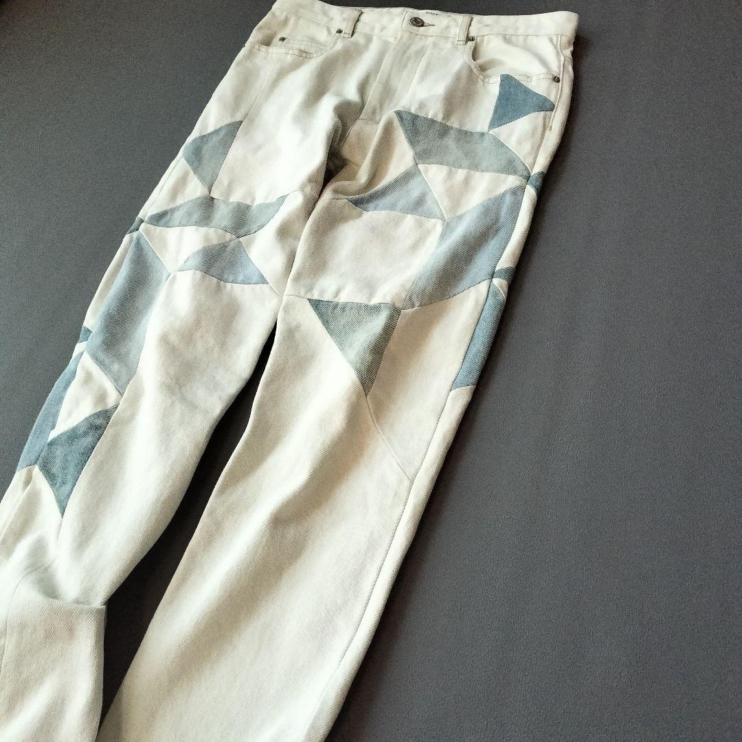ISABEL MARANT ETOILE パッチワーク デニムパンツ 34