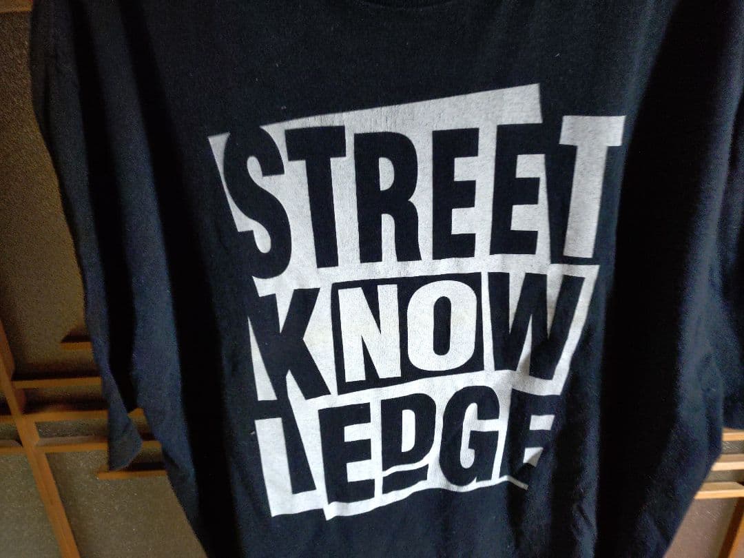 希少XL　Supreme 02SS Street Knowledge Tee　黒