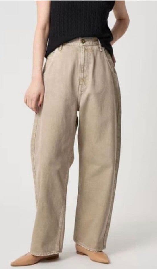 別注＜upper hights for conte＞ベージュ デニムパンツ23