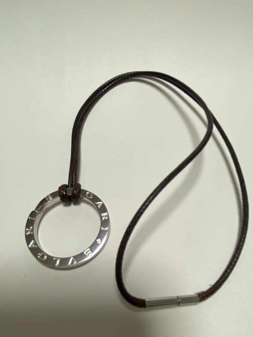 【美品】BVLGARI シルバーリングペンダント【3月19日までの特別価格】