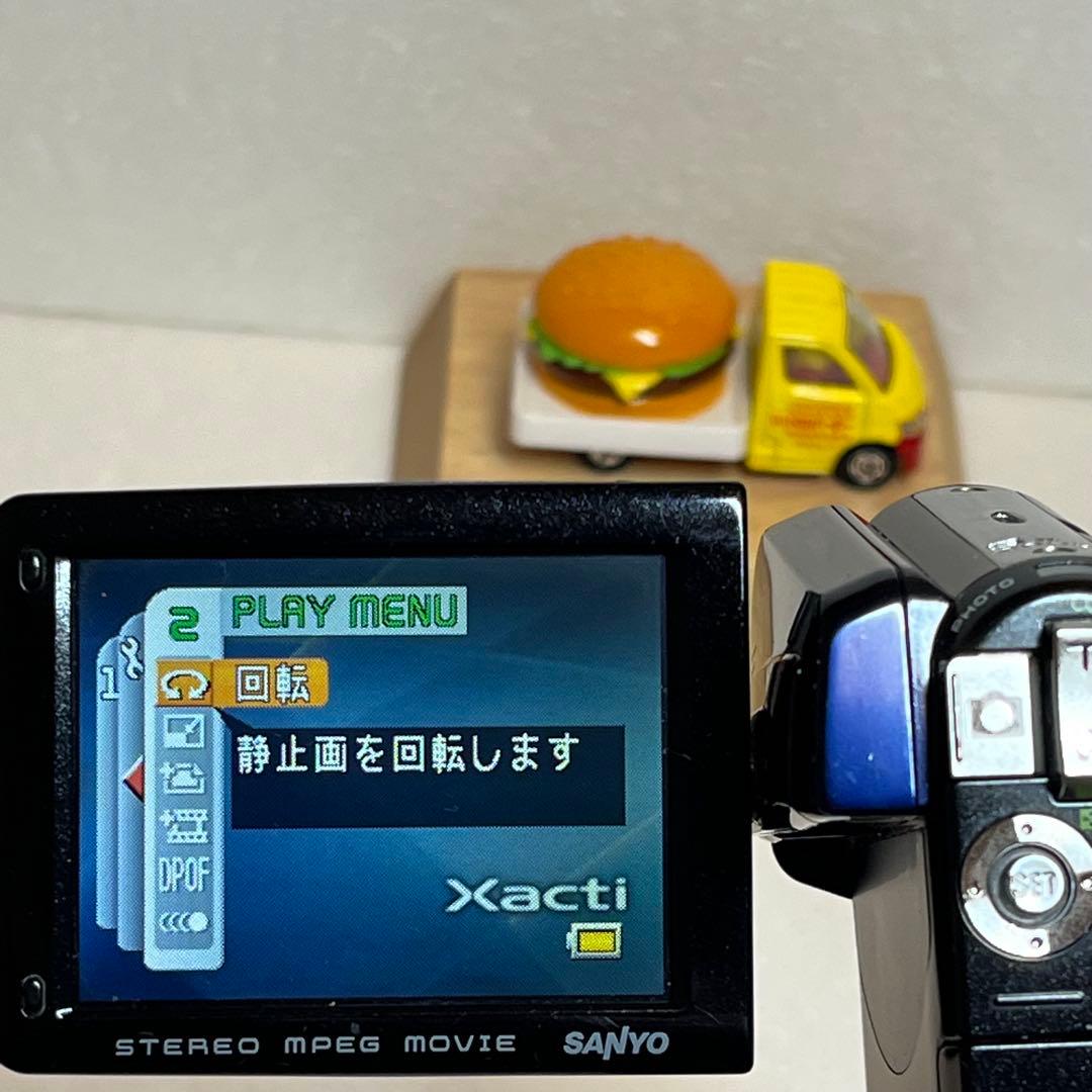 ⭐️極美品⭐️SANYOデジタルムービーカメラXacti DMX-CG6ネイビー