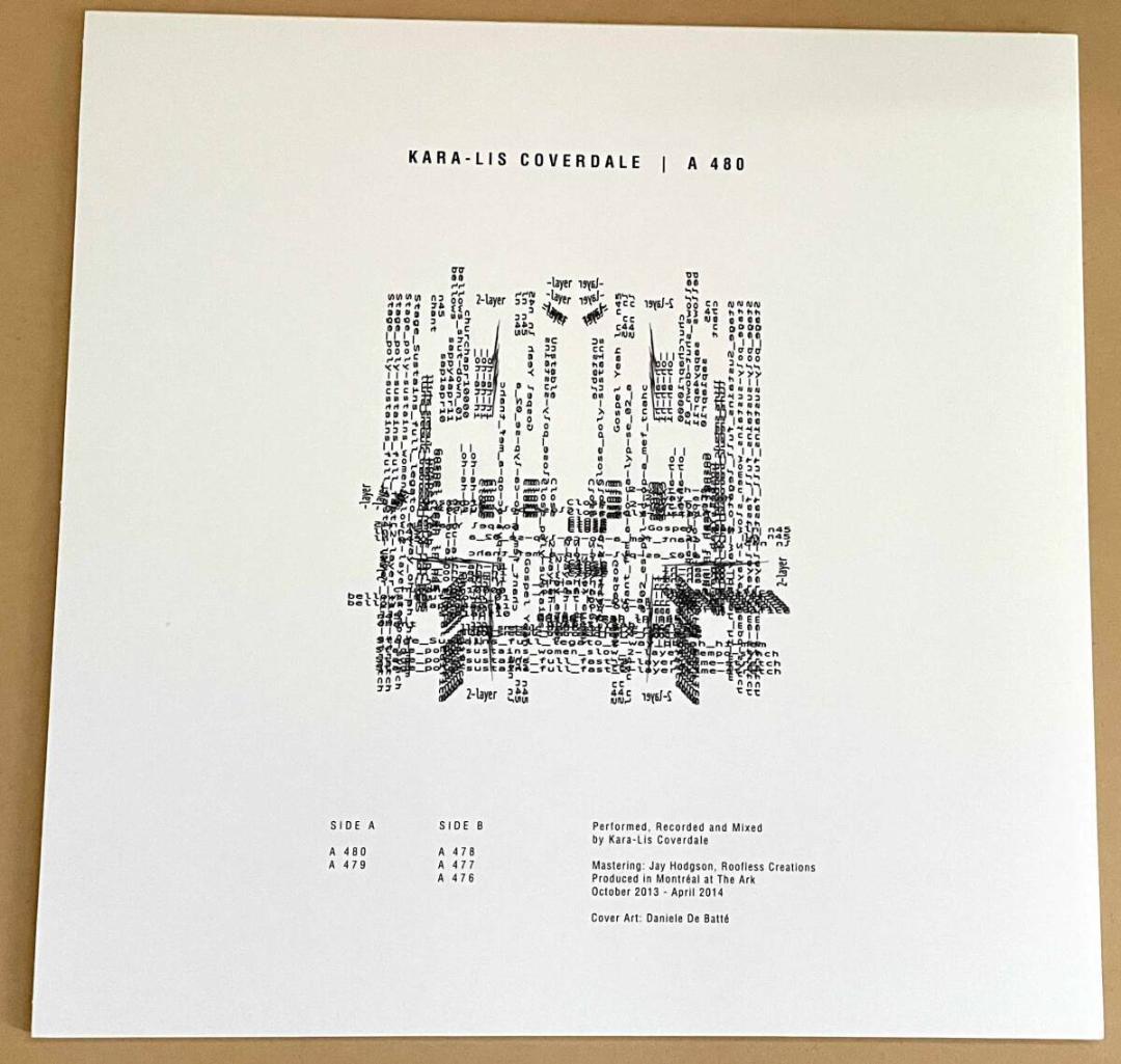 KARA-LIS COVERDALE / A 480 新品 限定500