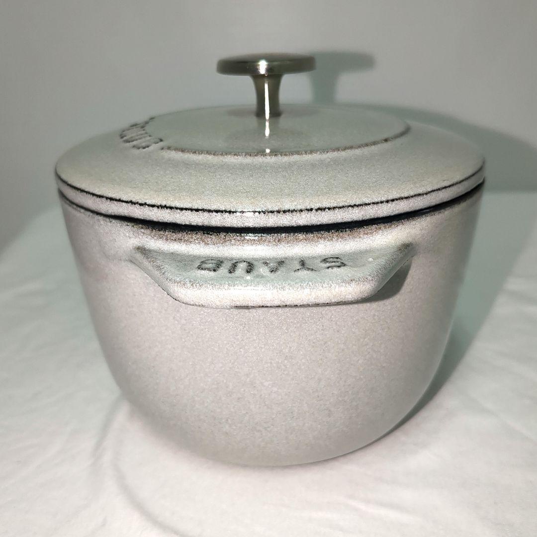 【美品】STAUBストウブ　ラ・ココット de GOHAN グレー