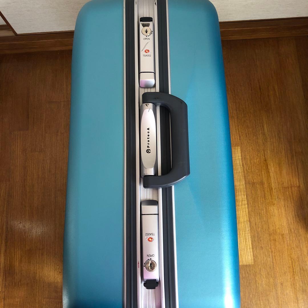 【配送or埼玉直接引取】プロテカ　スーツケース　57L 水色