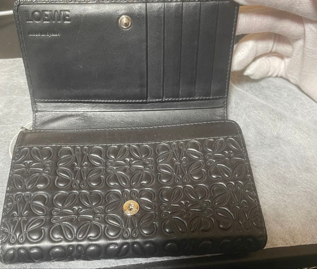 [美品] ロエベ　LOEWE アナグラム　財布