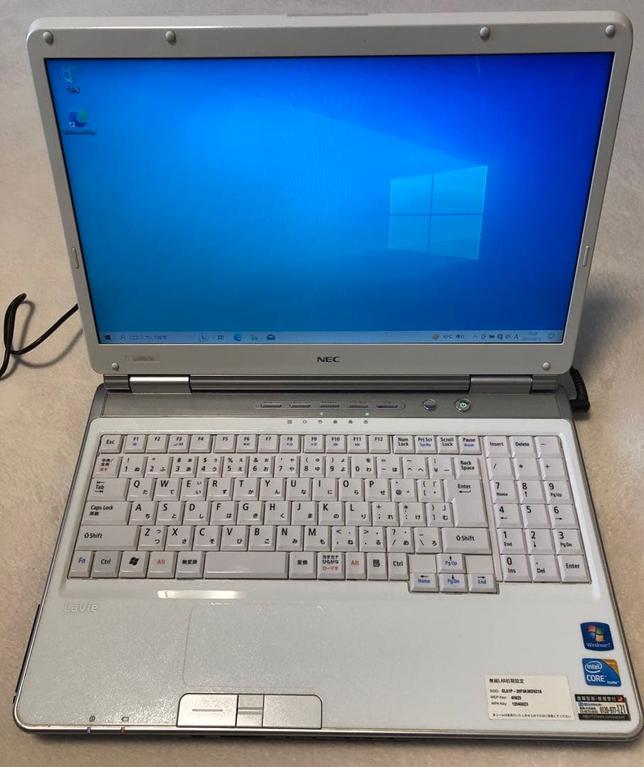 スマホ・タブレット・パソコン NEC LaVie L PC-LL650WG6W