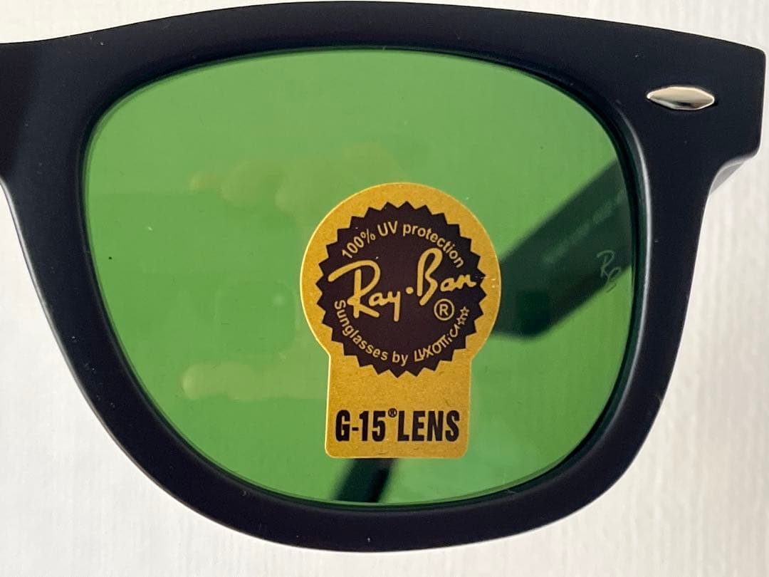 Ray•Ban　ウェリントン　ブラックレンズ　サングラス　未使用品　付属品あり