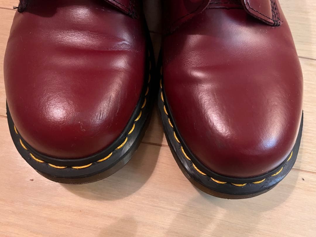 【Dr. Martens】バーガンディ 8ホールブーツUK7