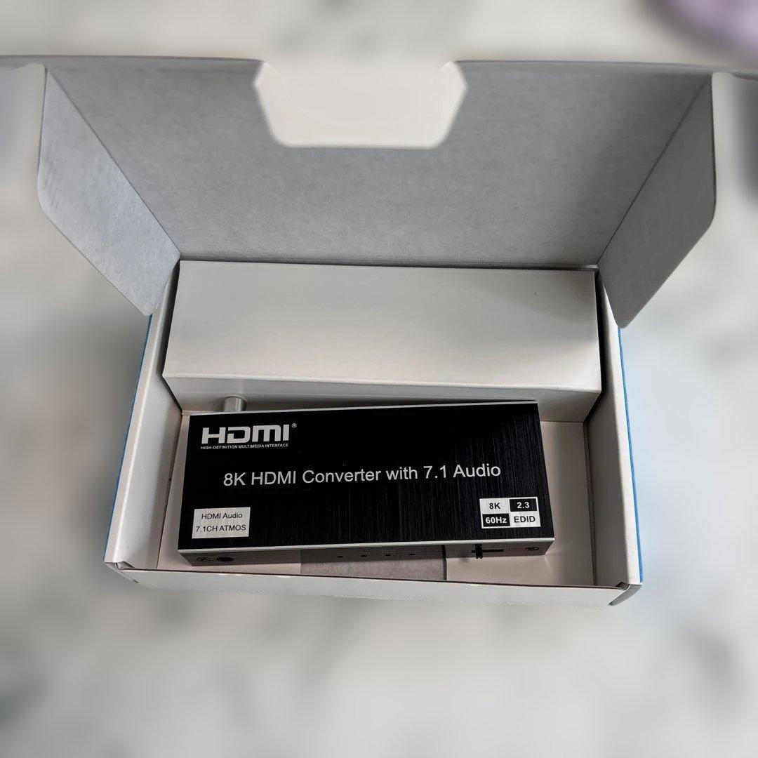 新品 avedio links 8K HDMI 音声分離器 4K@120Hz