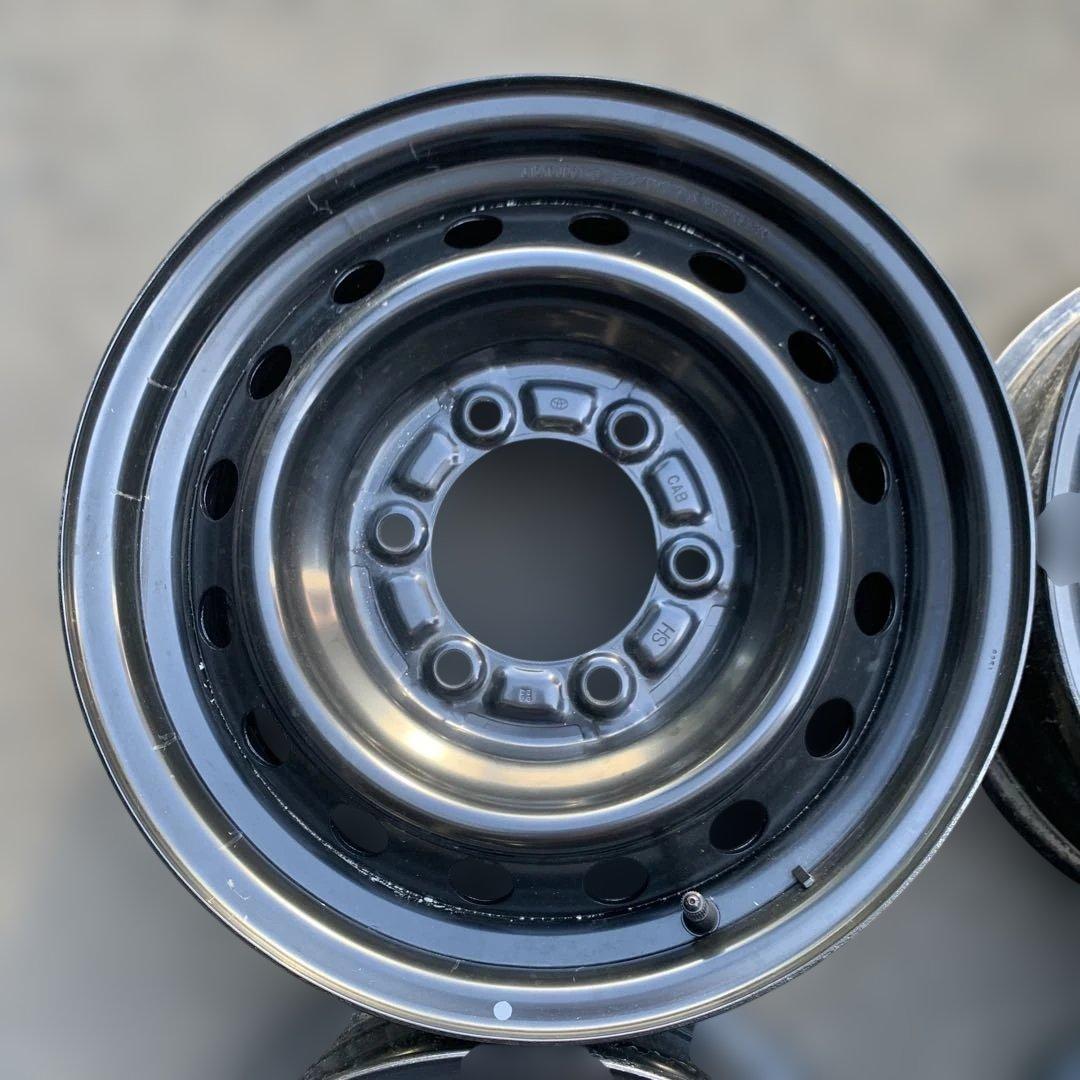 トヨタ 200系ハイエース 純正スチールホイール （青0553）