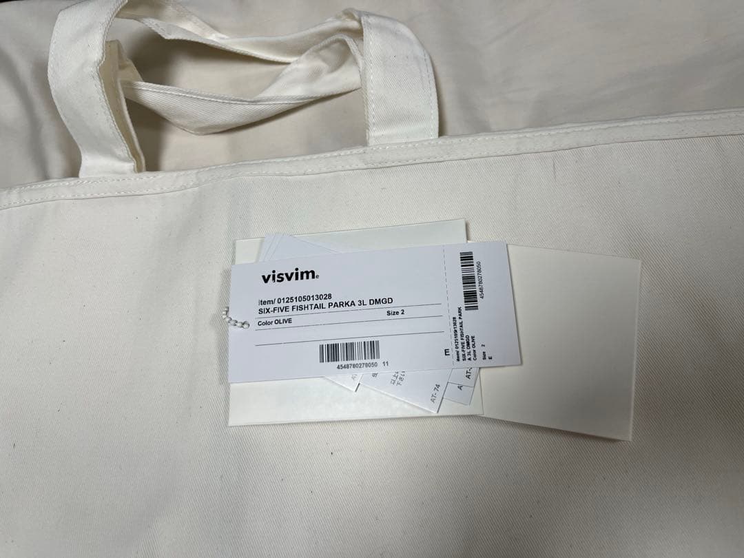 ジャケット・アウター visvim 25SS SIX-FIVE FISHTAIL PARKA