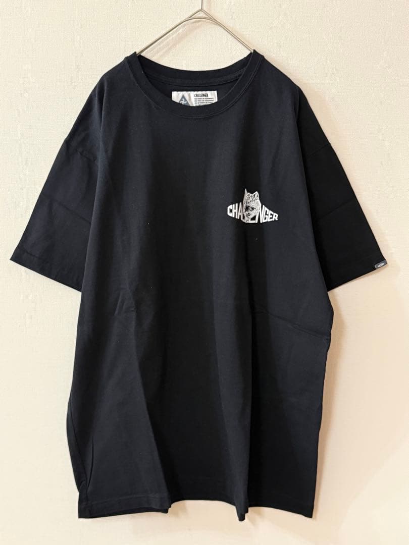 希少XXLサイズ チャレンジャー ウルフロゴ Tシャツ 黒 長瀬智也　ブラック