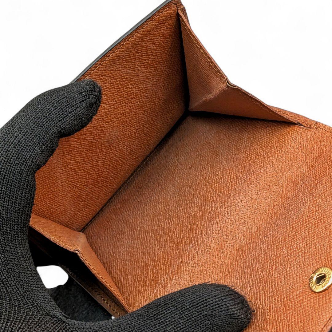 良品 ルイヴィトン モノグラム ポルトモネ ビエ カルトクレディ 三つ折り財布