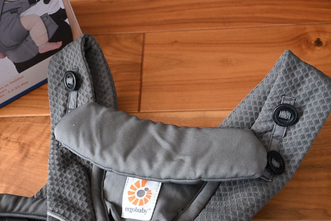 【美品】エルゴベビー オムニブリーズ　抱っこ紐 グレー