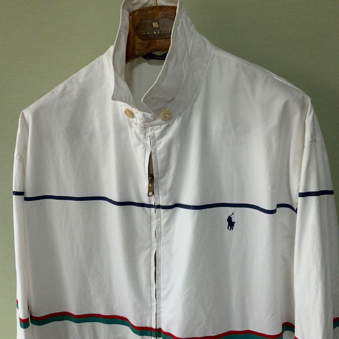 アメリカ製POLO ラルフローレン スイングトップL 希少デザイン