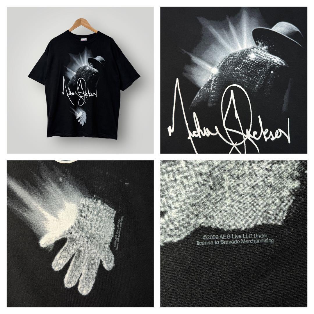 00s Michael Jackson 追悼Tシャツ 黒XL マイケルジャクソン