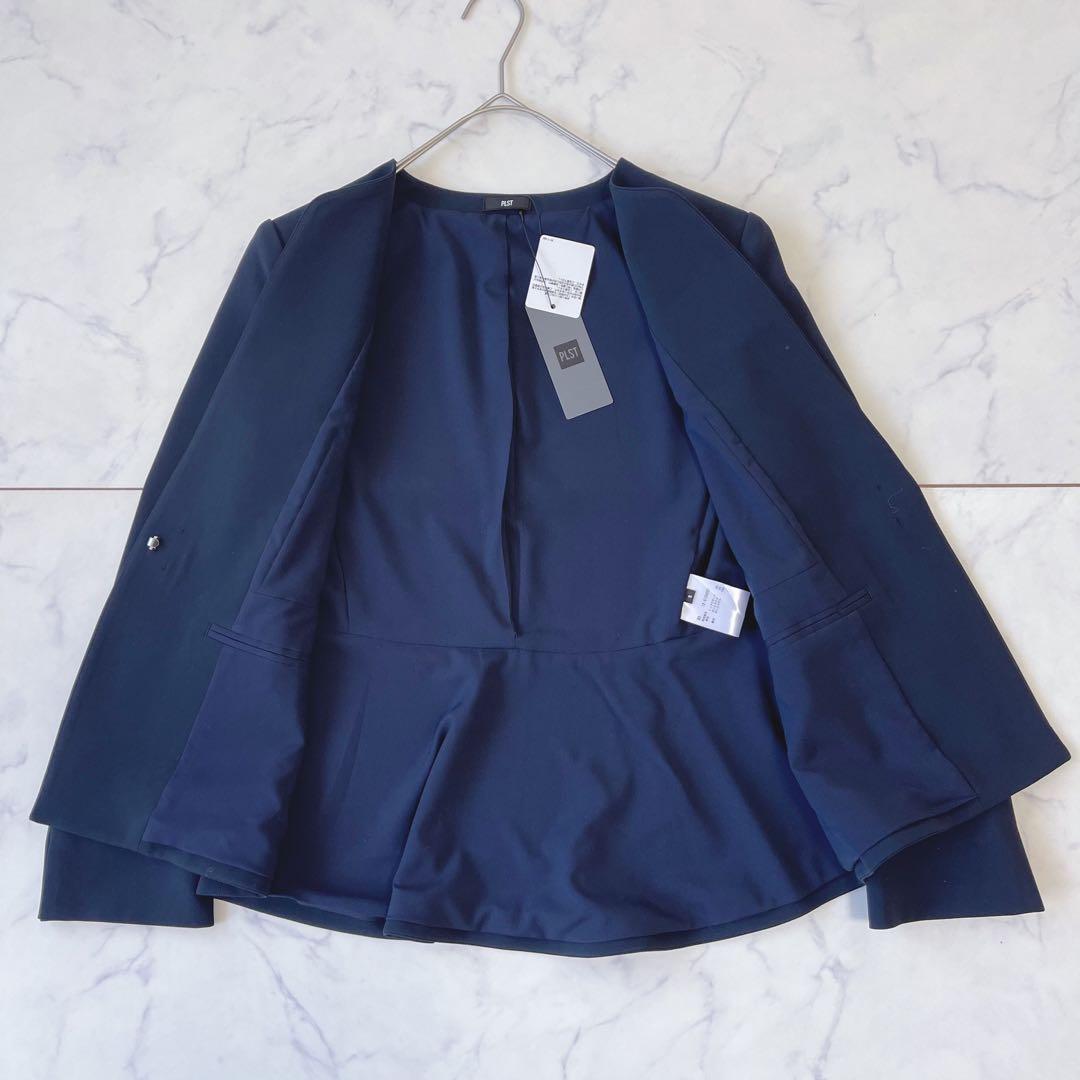 Lilly【新品】2025年PLST トリアセブレンド ペプラムジャケット