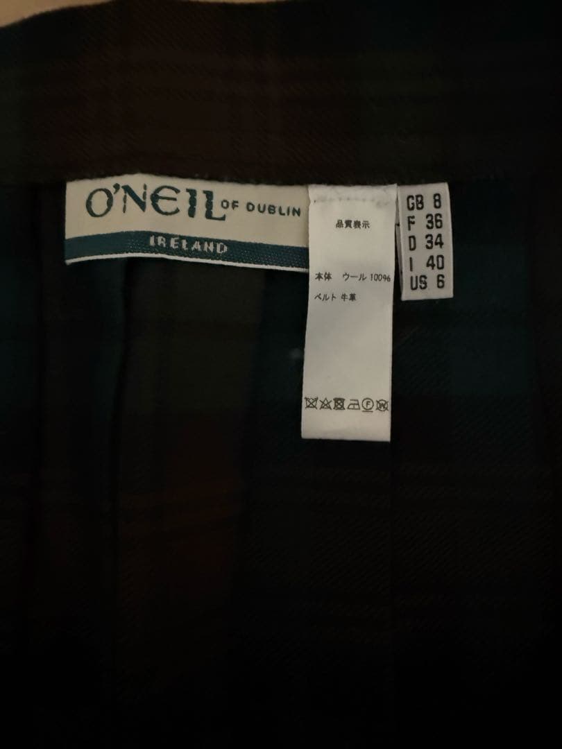 【BEAMSコラボ】O’NEIL of DUBLIN キルト巻きスカート
