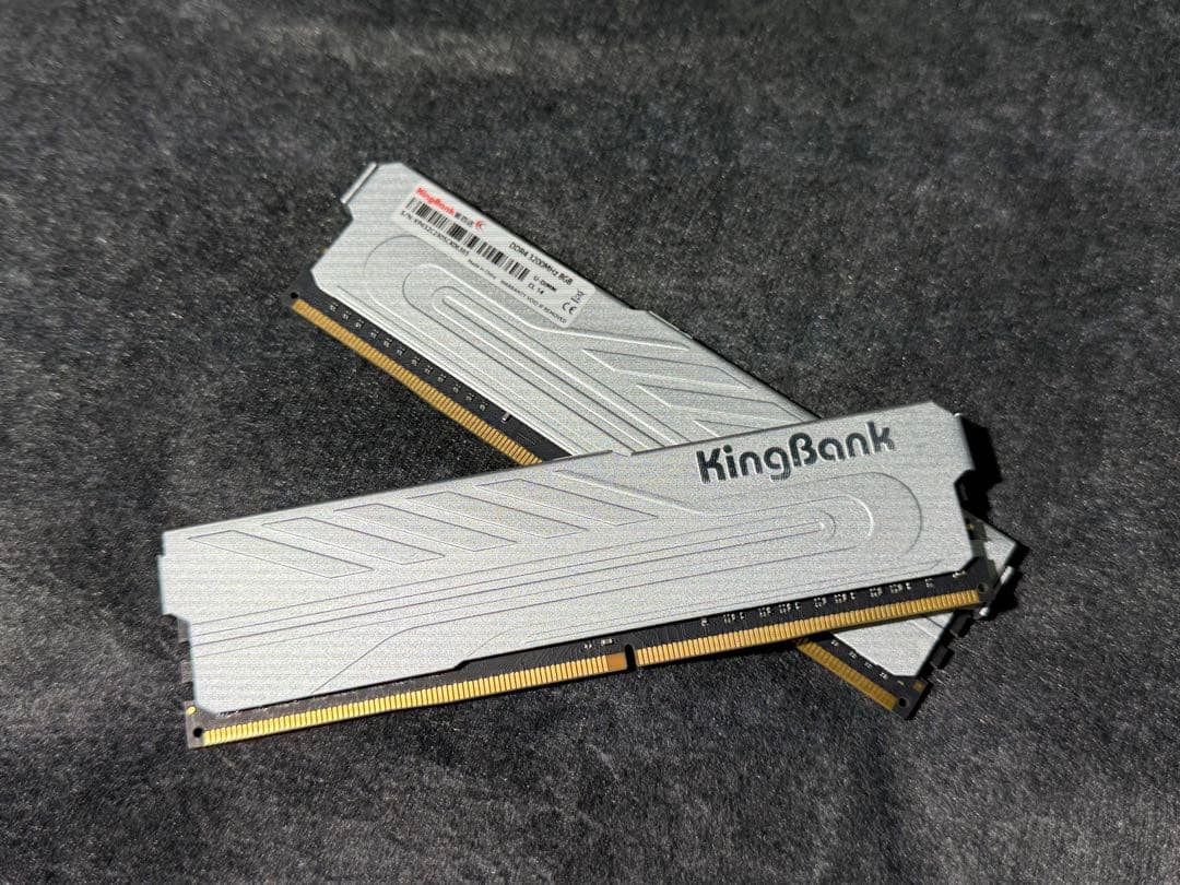 KingBank DDR4 3200MHz 8GB メモリ 2枚セット