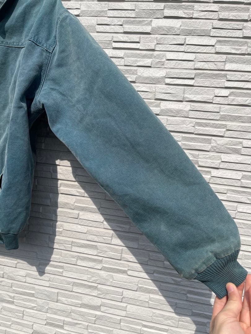 M*k様 カーハート　青緑色 ジッパー付きジャケット サンタフェジャケット