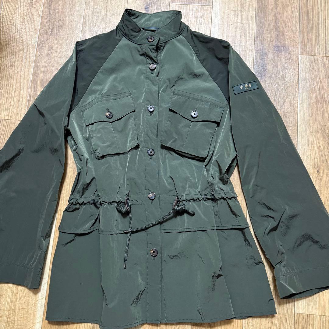 【美品】TATRAS タトラス ガルティーダ ナイロン ブルゾン 03 カーキ