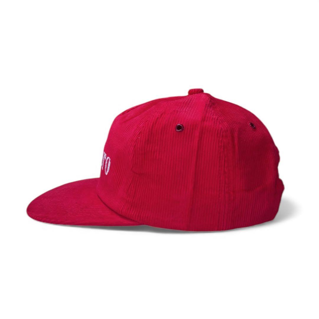 コーデュロイ キャップ CAP Marlboro マルボロ 刺繍ロゴ アイレット