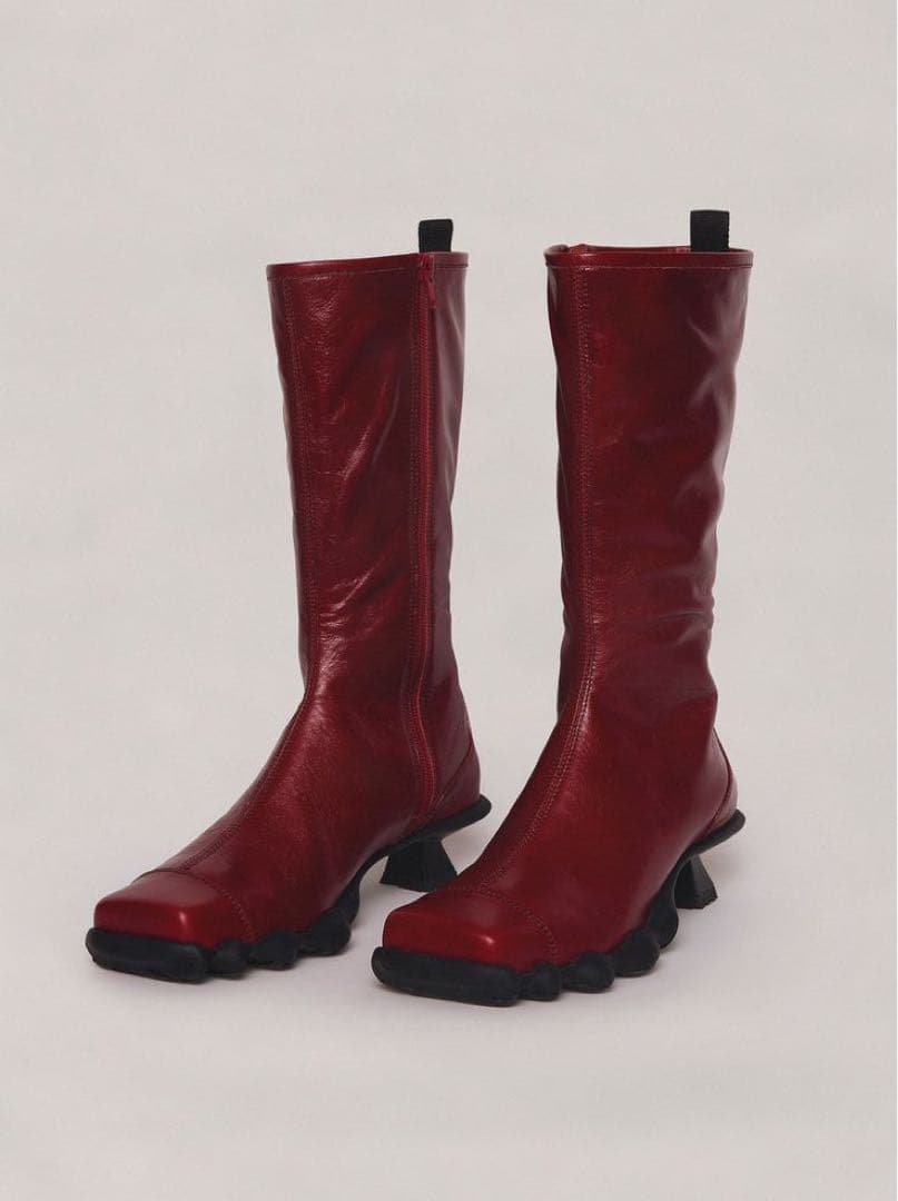 dirt RANGE BOOTS スポーティ　レザー　ロングブーツ