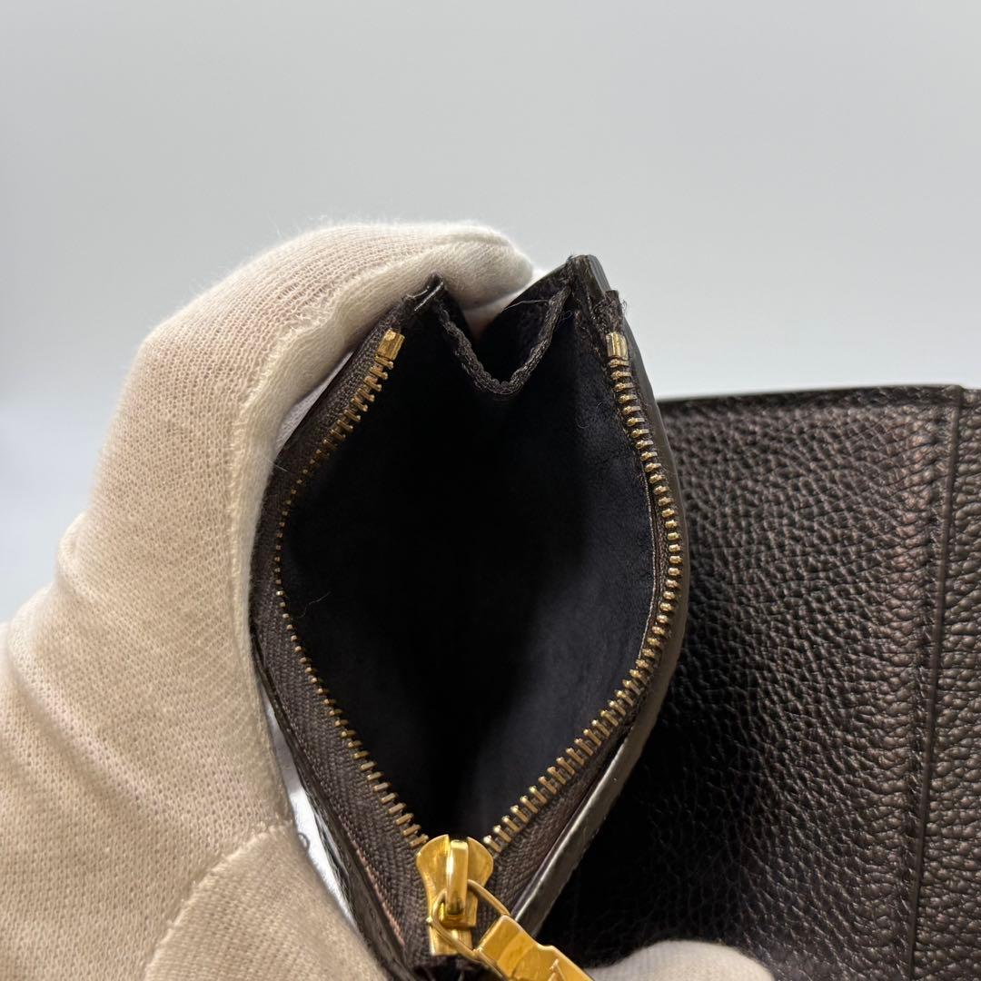 【美品】ルイヴィトン アンプラント ポルトフォイユゾエ 3つ折り　財布
