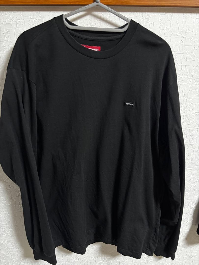 Supreme Small Box L/S Tee Mブラック