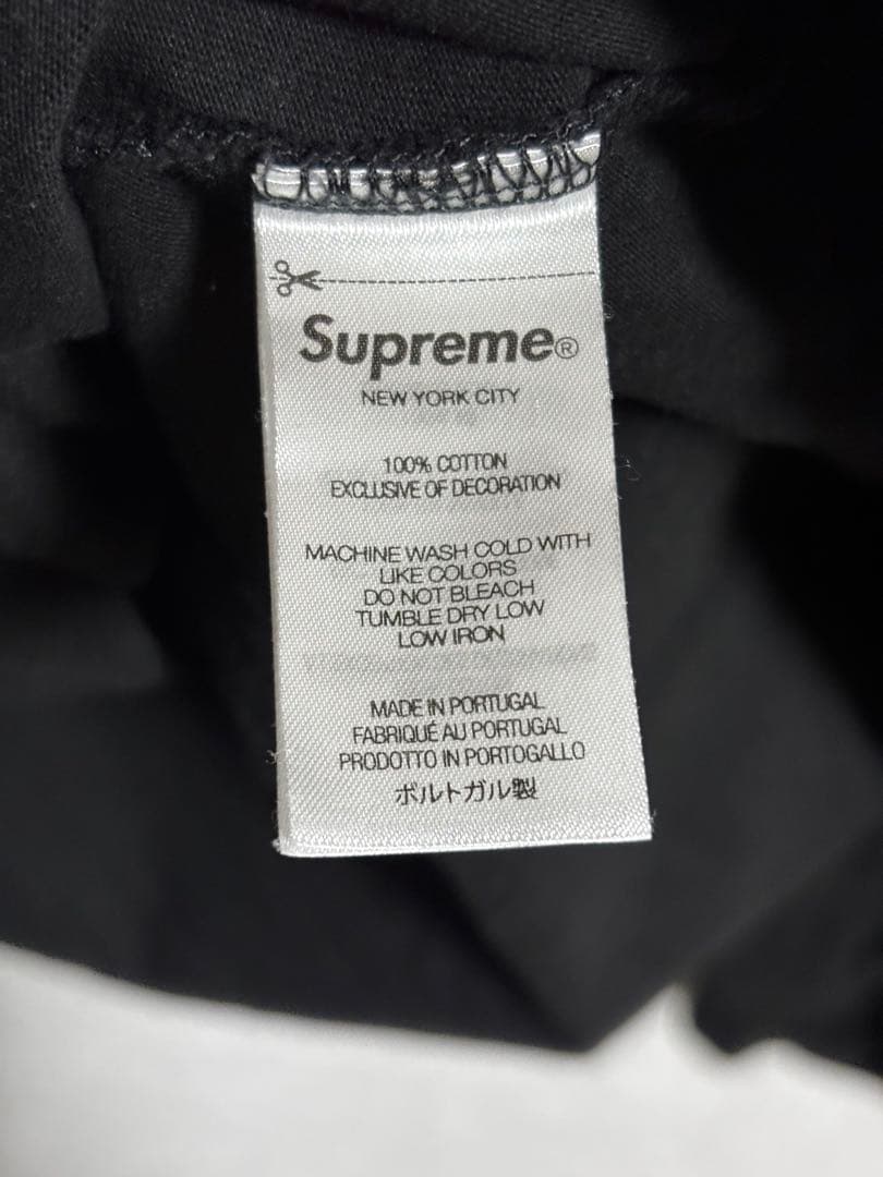 Supreme Small Box L/S Tee Mブラック