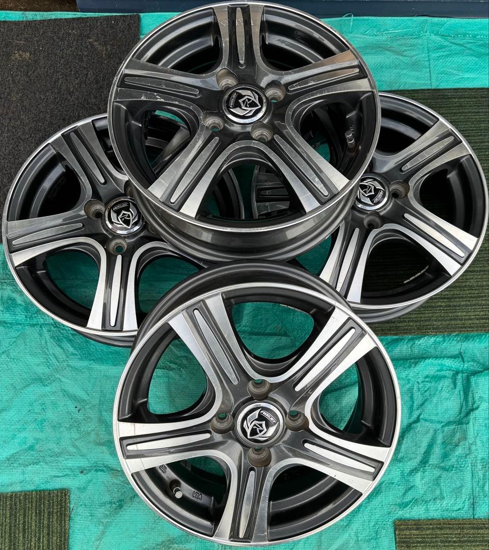 ウエッズ RIZLEY ライツレー アルミホイール14インチ4.5j +45 4