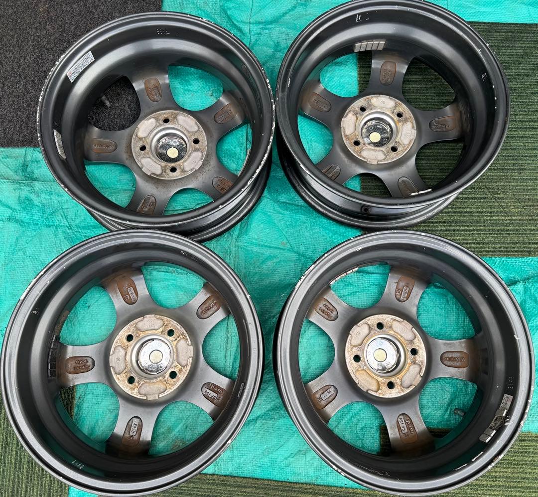 ウエッズ RIZLEY ライツレー アルミホイール14インチ4.5j +45 4