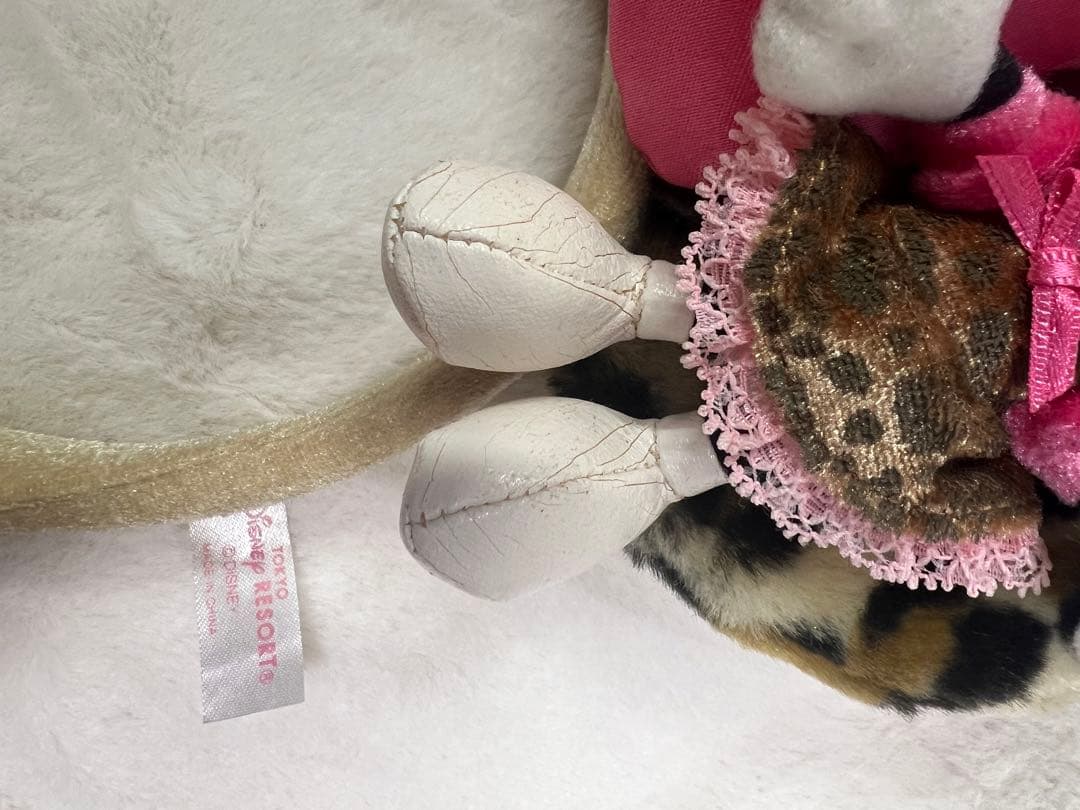 ディズニー　ヒョウ柄ミニー　カチューシャ