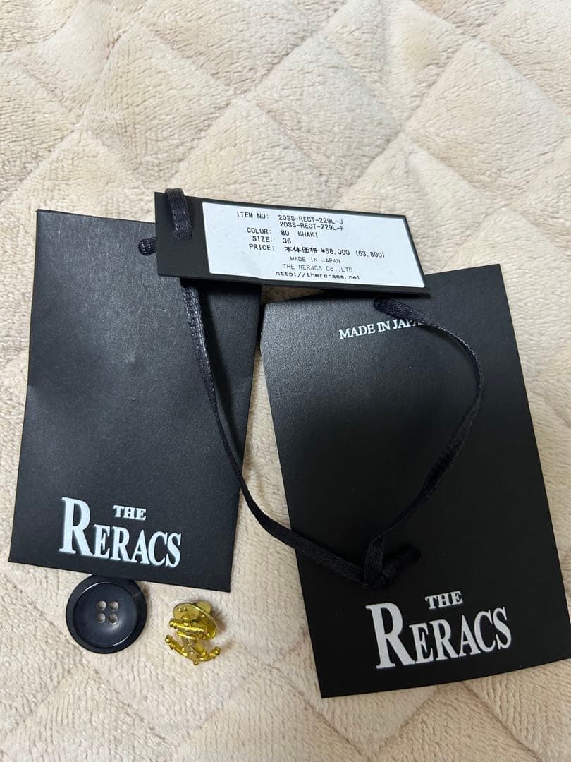 タグ有 THE RERACS FIELD PARKA モッズコート 36 カーキ