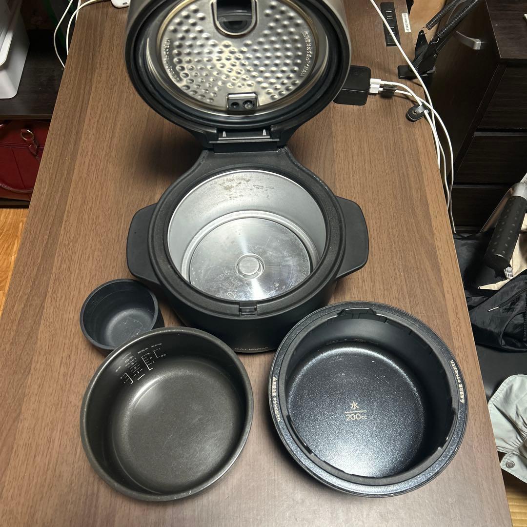 【美品】BALMUDA The Gohan K03A-BK 炊飯器 3合炊き