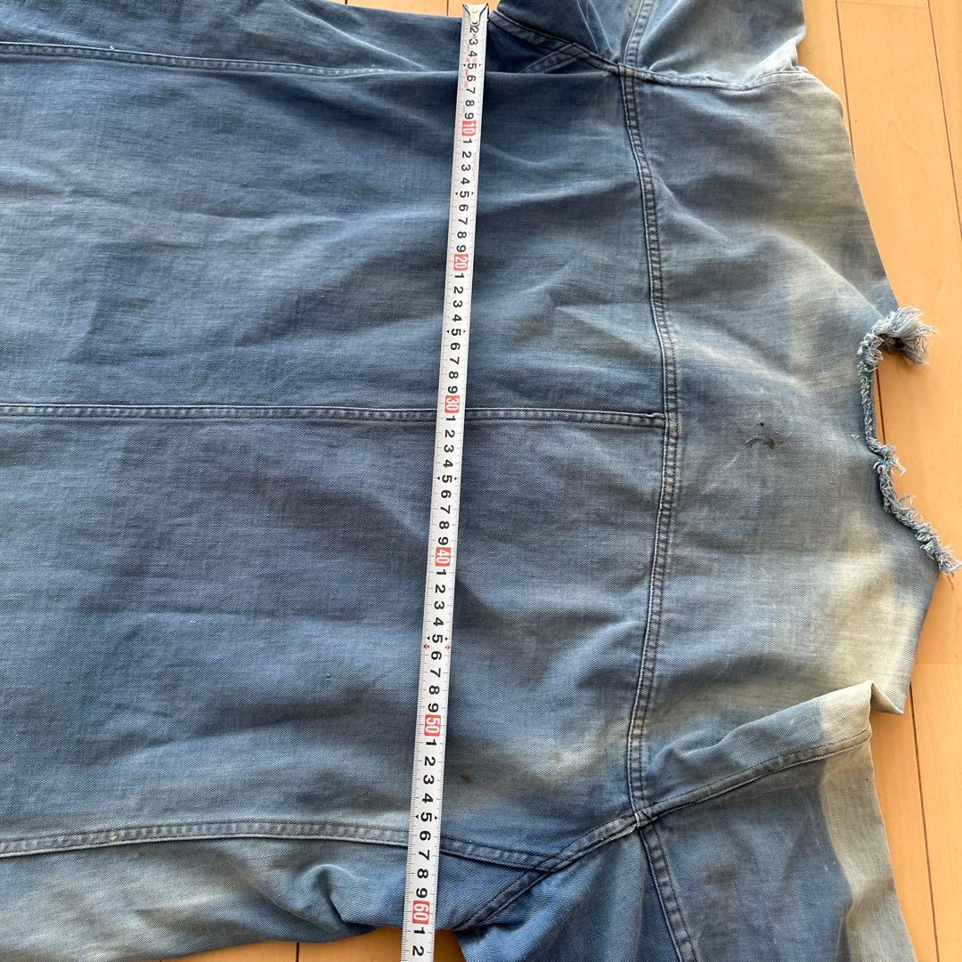 50's \"UNKNOWN\" Euro Vintageコート 100%コットン