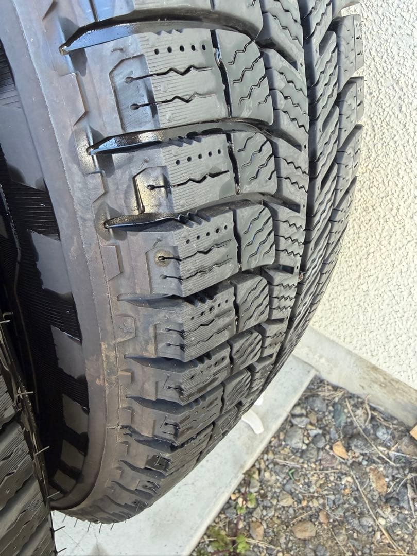 ④バリ溝 ホイール付 195/80/R15LT ミシュラン アジリス X-ICE