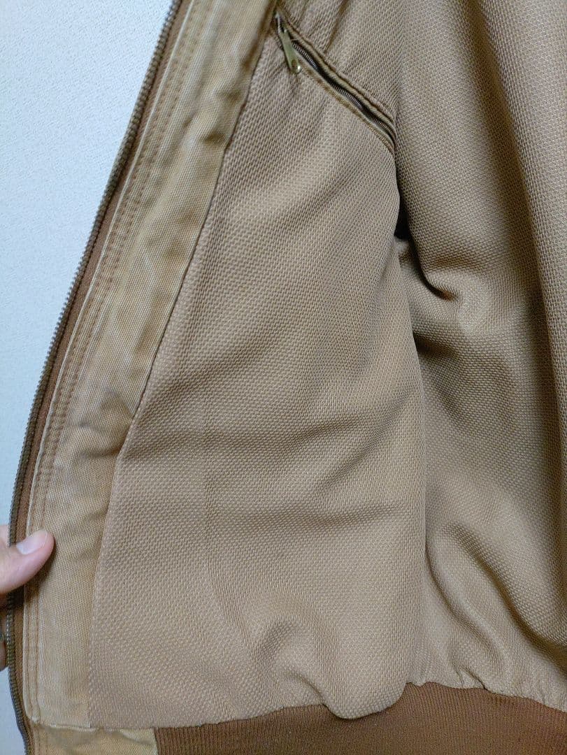 carhartt アクティブジャケット　USA製　j131 フェード　襤褸