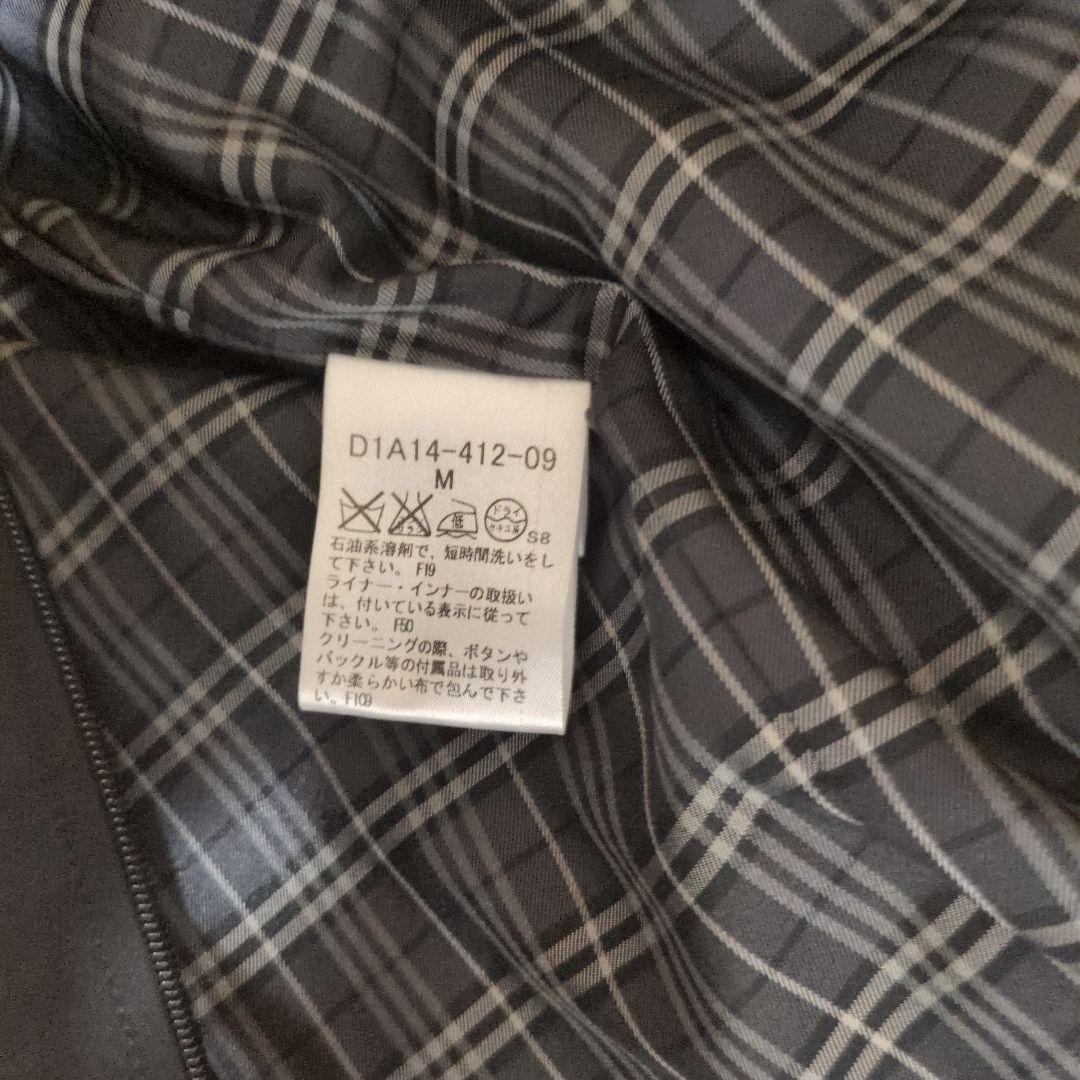 BURBERRY バーバリー レーベル トレンチコート 黒　ライナー付 Mサイズ